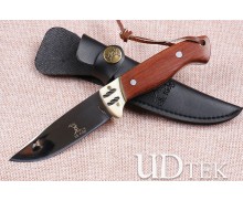 Elk Ridge USA small fixed blade hunting camping knife mirror surface UD405257